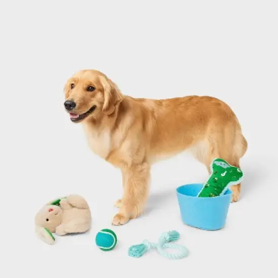 Gift Basket Dog Rope Plush Toy Set - 3pc - Boots & Barkley&trade; image {2}