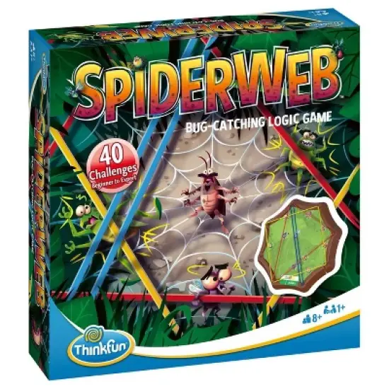 Ravensburger ThinkFun Spiderweb Bug-Catching Logic Board Game image {2}