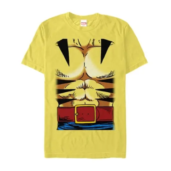 Men's Marvel Halloween X-Men Wolverine Costume T-Shirt image {2}