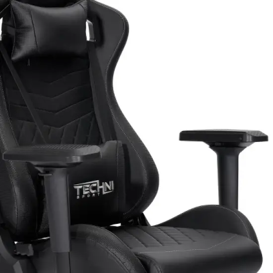 High Back Racer Gaming Chair Adjustable Arms 150 Degree Recline for Adults -3irtyhousy image {6}