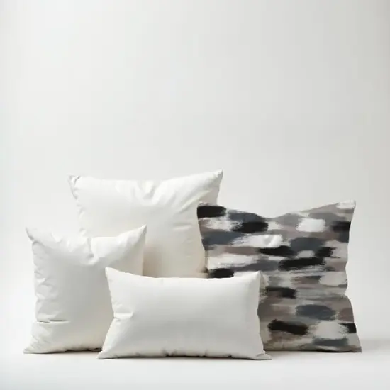 Creative Products Black Brushstroke Pattern 18x18 Indoor / Outdoor Pillow image {7}