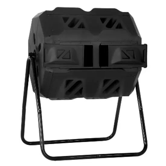 BestMassage Compost Bin 43 Gallion Outdoor Compost Tumbler for Garden Patio image {7}
