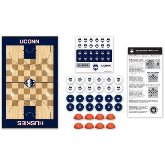 MasterPieces Officially licensed NCAA UCONN Huskies Checkers Board Game for Families and Kids ages 6 and Up image {2}