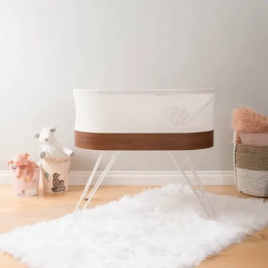 Happiest Baby SNOO Smart Sleeper Bassinet - White/Brown image {1}