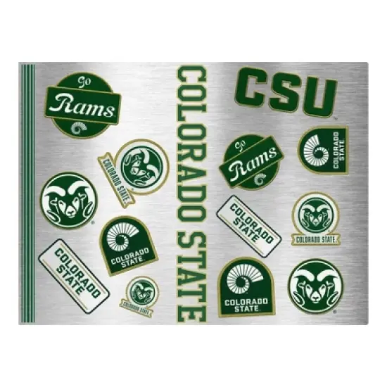 NCAA Colorado State Rams Varsity Thirst Water Bottle - 24oz: Stainless Steel, Portable Drinkware image {1}