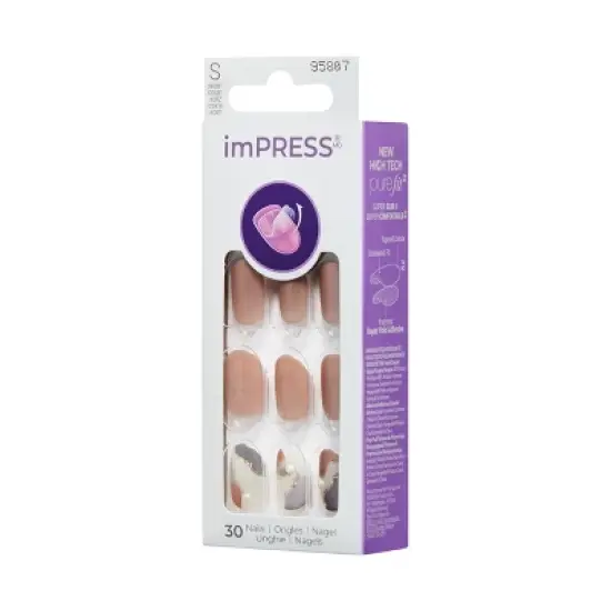 imPRESS Press-On Manicure Fake Nails - Wake Up - 33ct image {7}