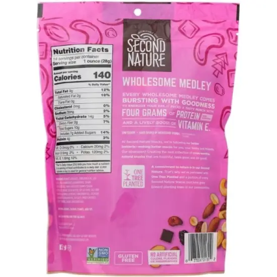 Second Nature Wholesome Nut Medley - Case of 6/14 oz image {2}