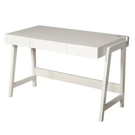 Parsons Writing Desk with Drawer and USB Port - Buylateral image {4}