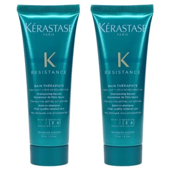 Kerastase Resistance Bain Therapiste Shampoo 2.5 oz 2 Pack image {8}