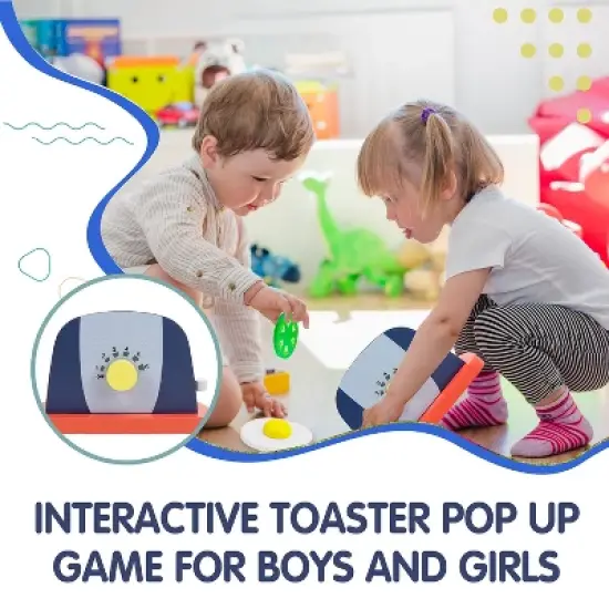 Leo & Friends Wooden Pop Up Toaster Set image {4}