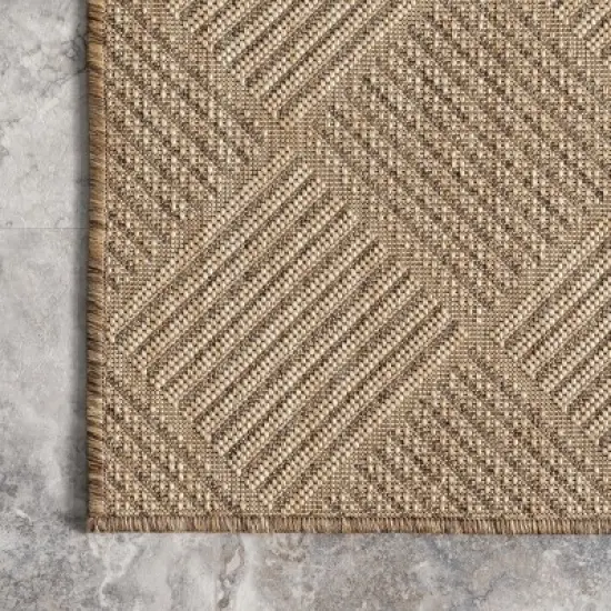 nuLOOM Freda Casual Geometric Indoor/Outdoor Patio Area Rug image {4}