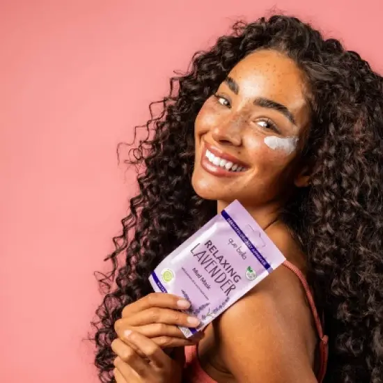 Que Bella Relaxing Lavender Mud Mask - 0.5oz image {3}