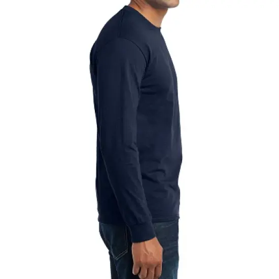 Mafoose Men's Comfortable Long Sleeve Lightweight Core Blend T-shirt image {4}
