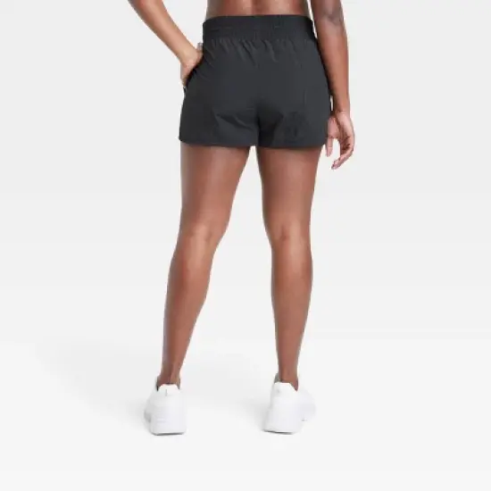 Women's High-Rise Crinkle Shorts - All in Motion&trade; image {3}