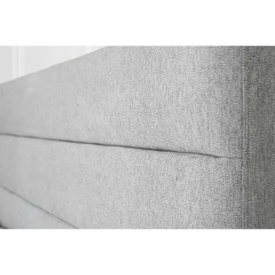 6pc Aurora Mid-Century Gray Bedroom Set with Upholstered Bed - Abbyson Living image {5}