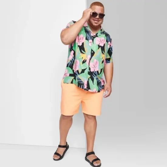 Men's Regular Fit Pull-On Shorts - Original Use&trade; Mango Orange image {4}