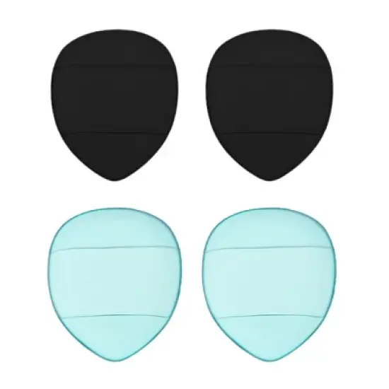 Unique Bargains Fingertip Powder Puff Beauty Makeup Tool 4 Pcs image {6}