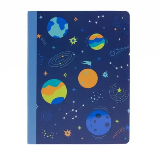 Continental Accessory Space Bright Composition Book 100 Sheets Wide Ruled Space, School Supplies image {3}