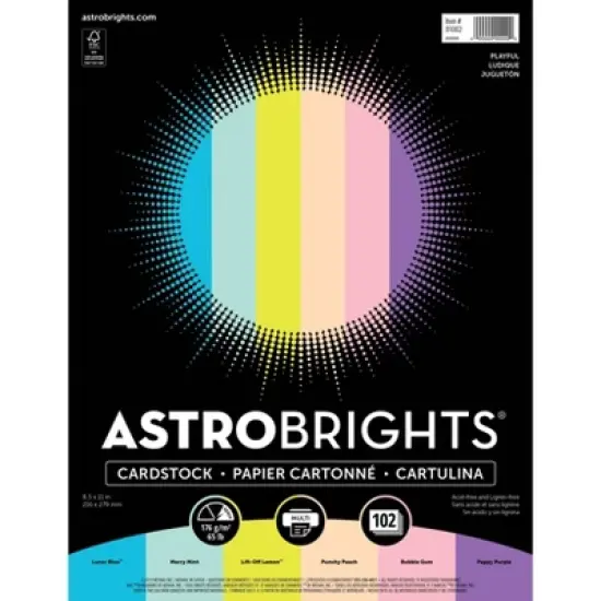Astrobrights Playful Cardstock image {6}