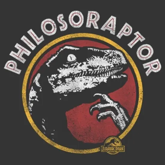 Men's Jurassic Park Deep Thinker Philosoraptor Dinosaur T-Shirt image {1}