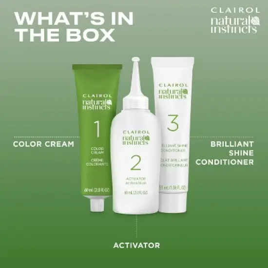 Natural Instincts Clairol Demi-Permanent Hair Color Cream Kit - Blonde image {3}