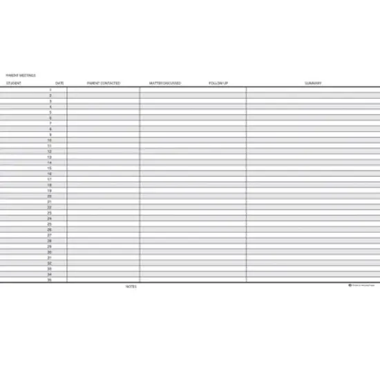 House of Doolittle Class Record Book, 9-10 Weeks, Blue, Pack of 2 image {4}