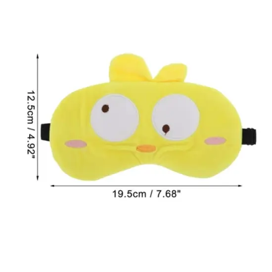 Unique Bargains Soft Cartoon Sleep Mask Duck Yellow 1 Pc image {3}