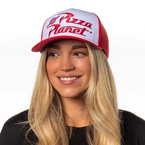 Disney Toy Story Adult Pizza Planet Embroidered Snapback Baseball Cap Hat OSFM image {2}