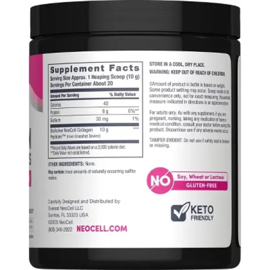 NeoCell Super Collagen Dietary Supplement Powder - 7oz image {3}