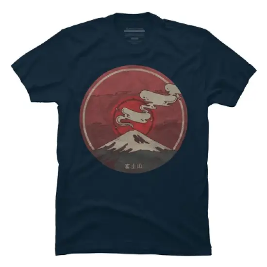 Men's Design By Humans Fuji By againstbound T-Shirt image {7}