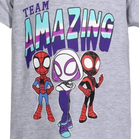 Marvel Spidey and His Amazing Friends Girls 2 Pack T-Shirts Toddler to Little Kid image {5}