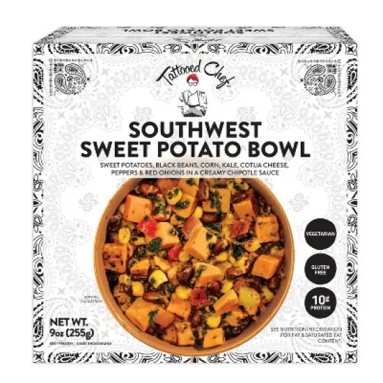 Tattooed Chef Gluten Free Frozen Southwest Sweet Potato Bowl - 9oz image {5}