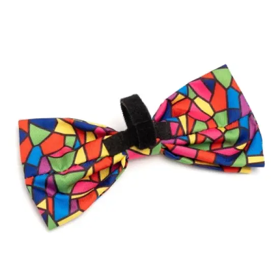 The Worthy Dog Stained Glass Bow Tie Accessory image {1}