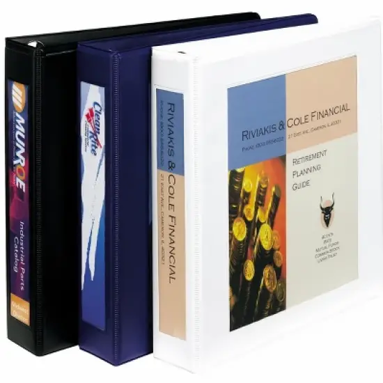 Avery Heavy-Duty Framed View 3-Ring Binder, 1.5" One Touch EZD Rings, 1 White Binder (68060) image {6}