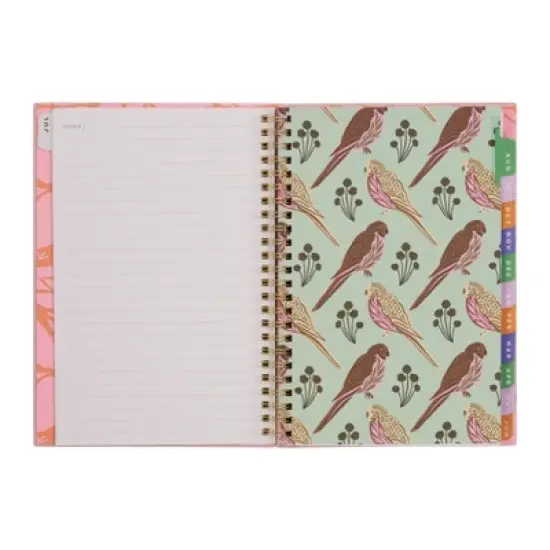 Organized by Happy Planner Feathered Flora Small 2025-2026 12 Month Twin Loop Dated Planner image {2}
