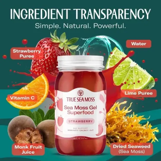 STRAWBERRY SEA MOSS GEL image {2}