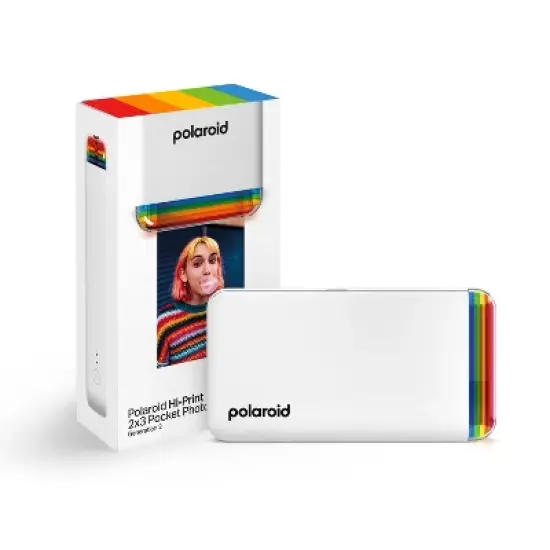 Polaroid Hi-Print Printer 2 - White: Mobile Bluetooth Photo Printer for Android & iOS image {9}