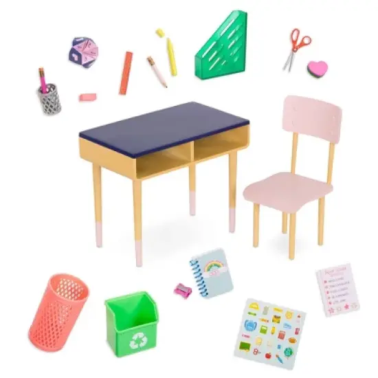 Our Generation Brilliant Bureau Home Desk Accessory Set for 18" Dolls image {4}