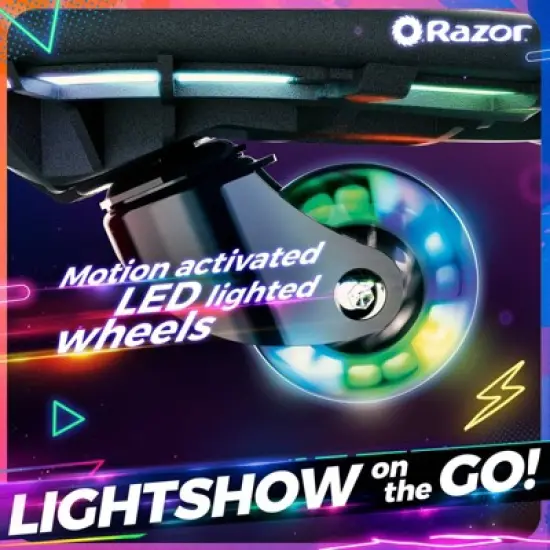 Razor Ripstik Mini DLX Lightshow Skateboard - Black image {5}