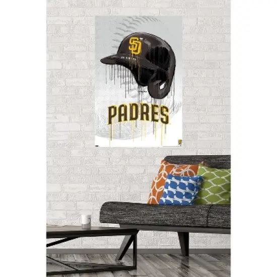 Trends International MLB San Diego Padres - Drip Helmet 22 Unframed Wall Poster Prints image {1}