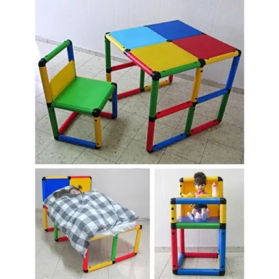 Funphix Create And Play Life Size Structures - "Deluxe Set 296 PCS" image {4}