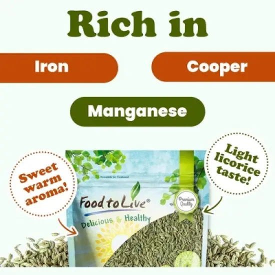 Fennel Seeds - by Food To Live image {5}