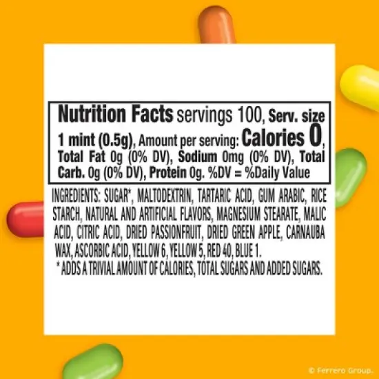 Tic Tac Single Fruit Adventure 100ct/1.7oz image {1}