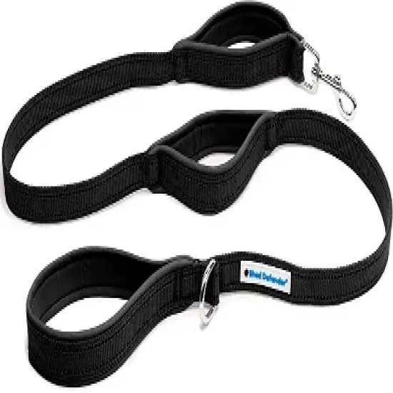 Shed Defender 5 ft. Standard Dog Leash - Three Padded Traffic Handles - Dual Layered Thickness image {6}