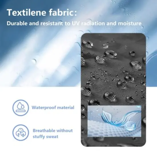 Set of 2 Beach Chaise Lounges - Aluminum Pool Lounge Chairs Adjustable Backrest for Patio, Backyard, Vacation Home, Black image {6}