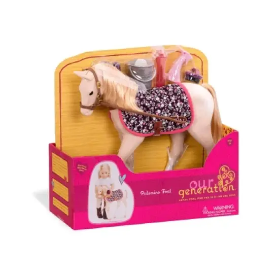 Our Generation Palomino Horse Foal Accessory Set for 18" Dolls image {7}