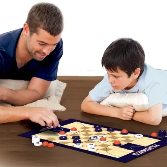 MasterPieces Officially licensed NCAA UCONN Huskies Checkers Board Game for Families and Kids ages 6 and Up image {4}