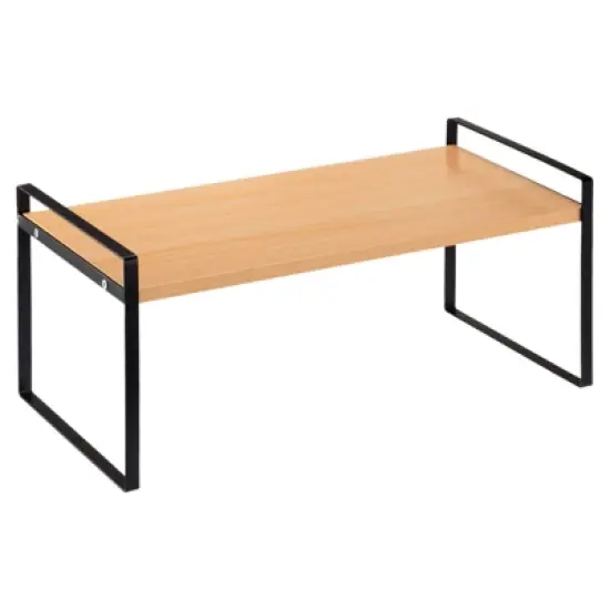 Unique Bargains Stackable Kitchen Spice Racks Countertop Organizer Shelves 1 Pc image {6}