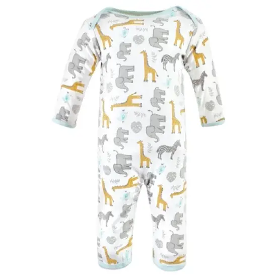 Hudson Baby Unisex Baby Cotton Coveralls, Little Monkey image {4}