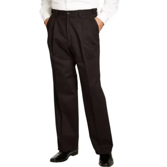 KingSize Men's Big & Tall Relaxed Fit Wrinkle-Free Expandable Waist Pleated Pants image {3}